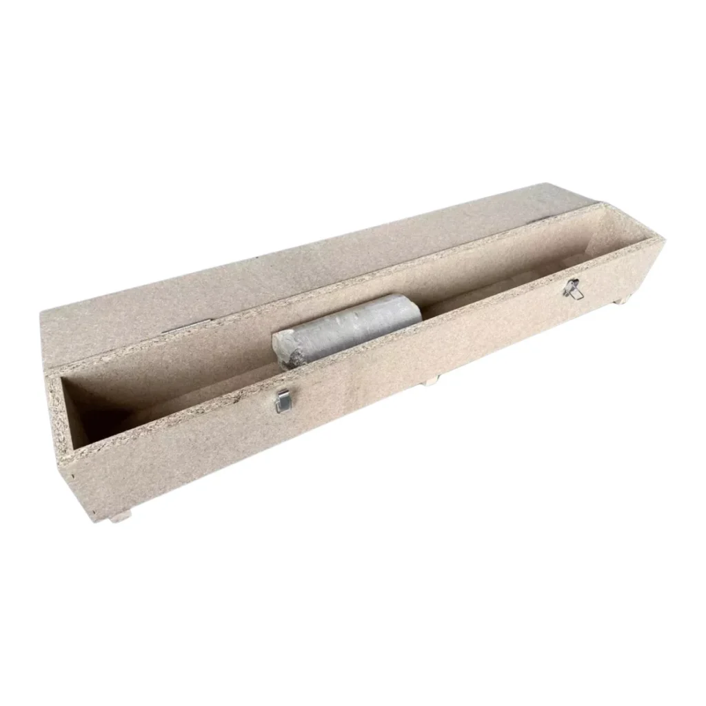Wooden core sample box for geological survey and mud logging analysis - Elyteq equipment