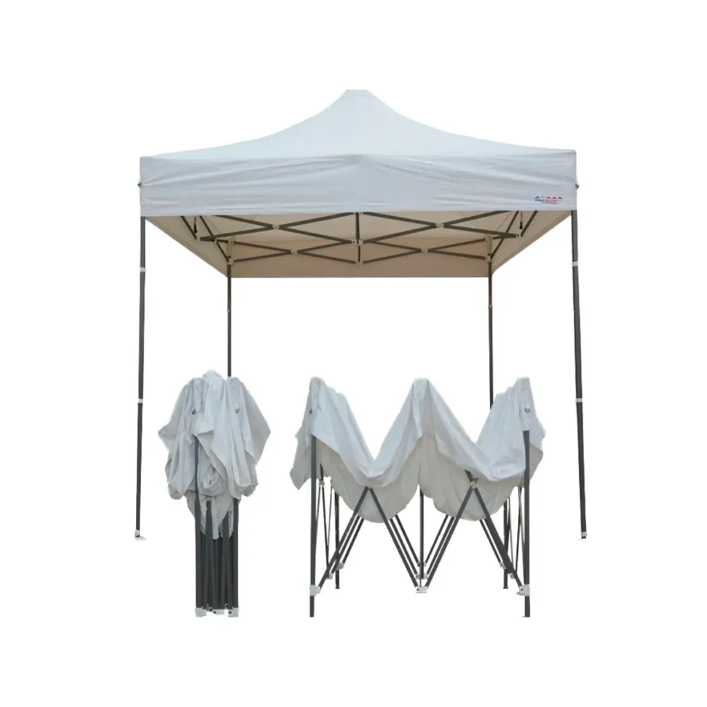 Pop-up workstation tent for mud logging specialist on drilling site - Elyteq field equipment